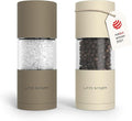 LARS NYSØM Salt and Pepper Grinder Set, Manual Salt and Pepper Mills by LN