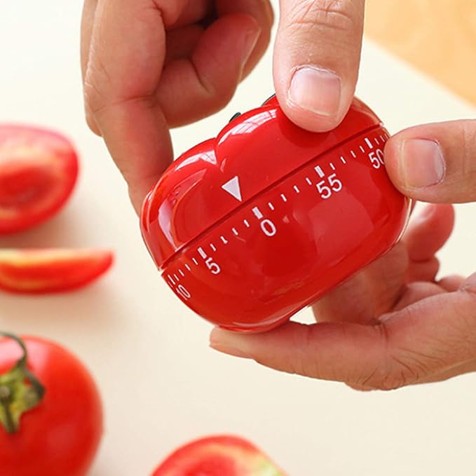 Cute Tomato Shape 360 Degree Rotating Kitchen Cooking Timer Kitchen Craft - Image 4