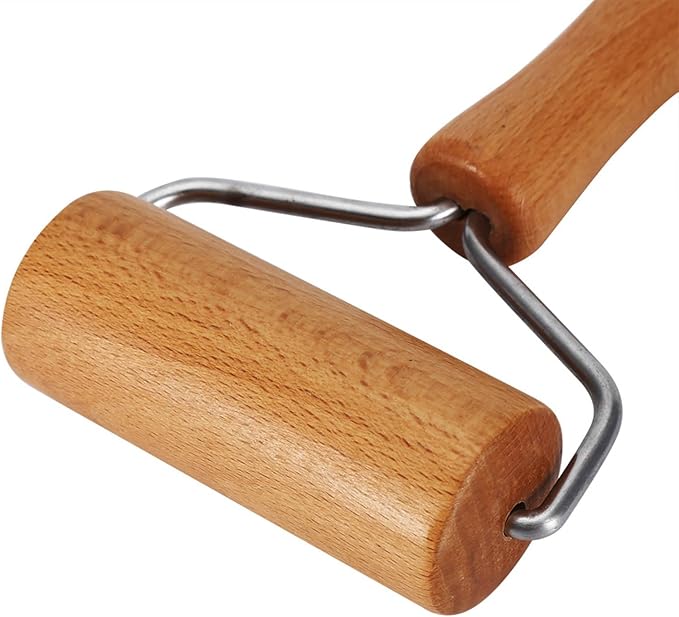 Watris Veiyi Small Rolling Pin, Non-Stick Pizza Roller, Dough Baker Roller Set - Image 6
