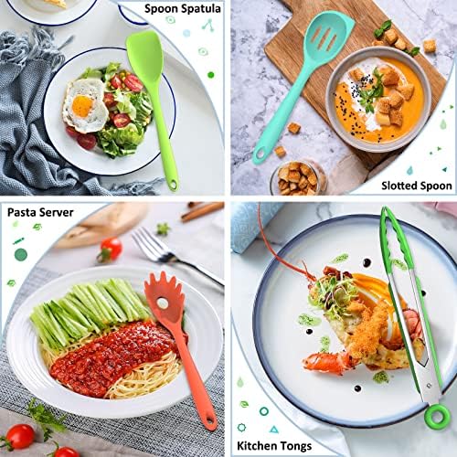 Deedro 16-Piece Silicone Kitchen Utensil Set