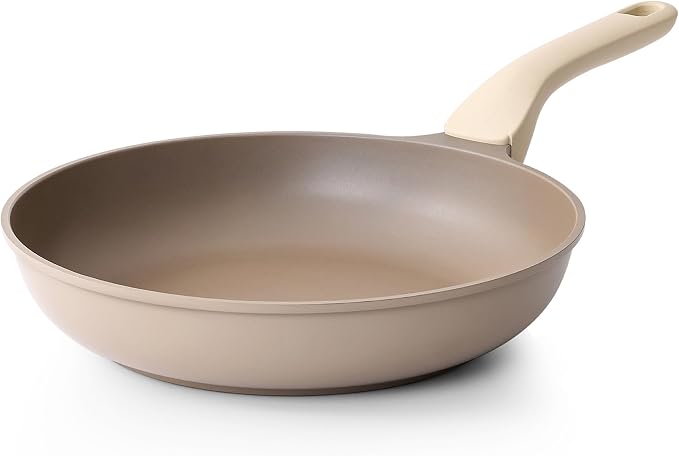 PRICUSIS Nonstick Frying Pan, 8/10/12 Inch Stain/Scratch/Crack Proof Chef Pan by PRICUSIS