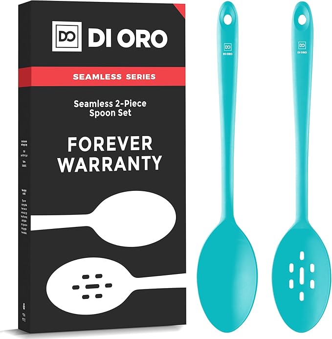 DI ORO Silicone Cooking Spoons by DIORO