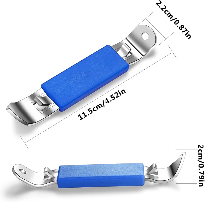 3 Pieces Magnetic Bottle Openers Can Opener Classic Beer Opener Stainless Steel - Image 3