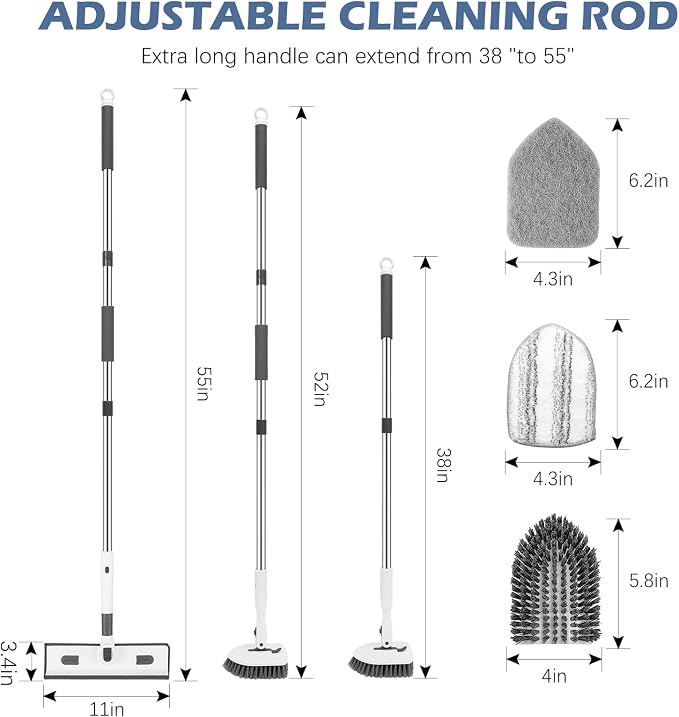 SetSail 4-in-1 Tile Tub Floor Scrubber - Image 2