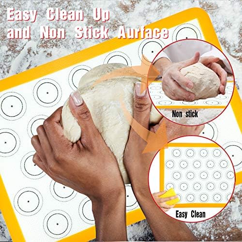 22 Pcs Macaron Baking Kit Silicone Mat, Macaron Baking Supplies