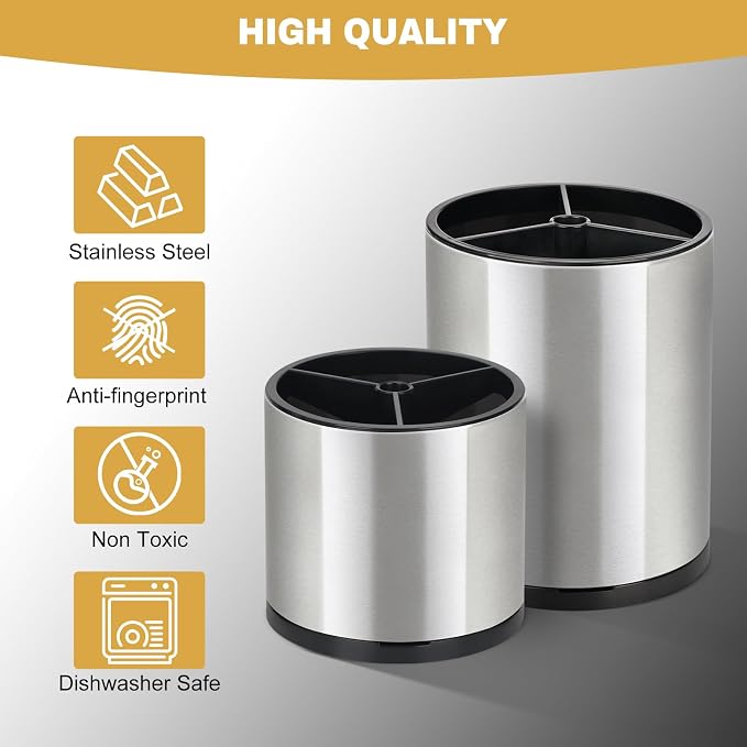 2Pack Kitchen Utensil Holder Set - Image 4