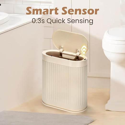 SYNCVIBE Bathroom Trash Can - Image 4