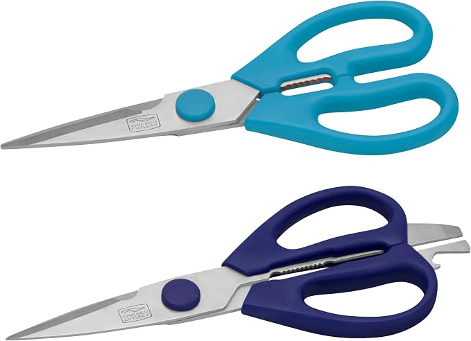 Chicago Cutlery 2-Pack Soft Grip Kitchen Scissors Shears by Chicago+Cutlery