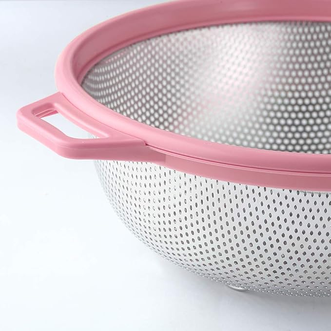 HiramWare Stainless Steel Colander - Image 6