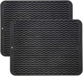 ZLR 2 Pcs Silicone Dish Drying Mat & Heat Resistant Trivet by ZLR