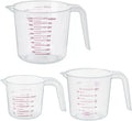 DTDNZKN 3 Pack Measuring Cup Set, Includes 250Ml, 500Ml and 1000Ml Plastic by DTDNZKN