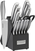 Cuisinart C77SS-15PG 15pc German Stainless Steel Hollow Handle Cutlery Block Set by Cuisinart