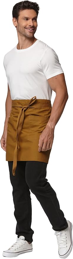 Unisex Waist Apron Half Bistro Apron Server Aprons - Image 5