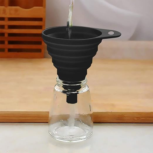 Funnels for Kitchen Use, Food Grade Silicone Collapsible Kitchen Funnel - Image 6