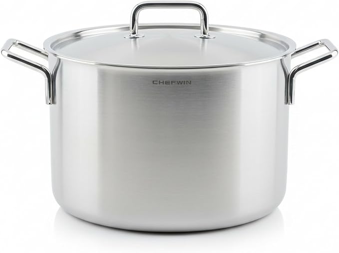 316 Stainless Steel 12.7 Quart Heavy Duty Stock Pot by CHEFWIN