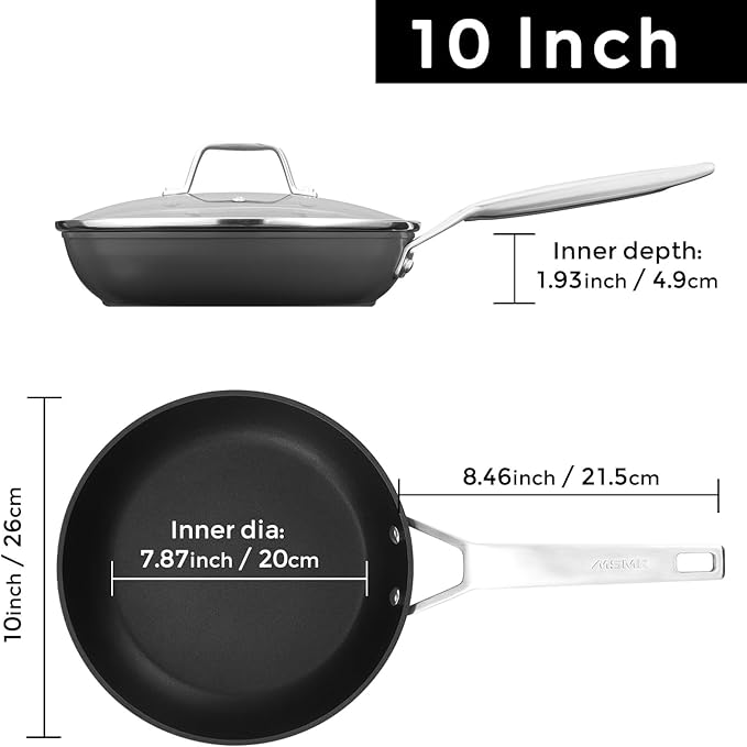 MsMk 10 Inch Frying Pan Nonstick - Image 7