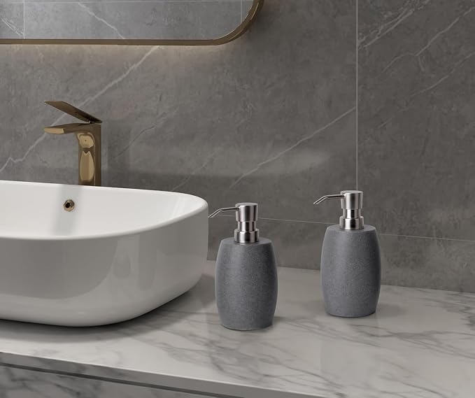 Clasin Home Sandstone Textured Resin Soap Dispenser - Image 2