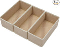 Bructhun Sock Drawer Organizer 3 Pack by Bructhun