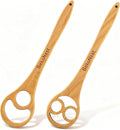 Danish Dough Whisk, 2 Pack Wooden Sourdough Bread Whisk, Seamless One-Piece by Unknown