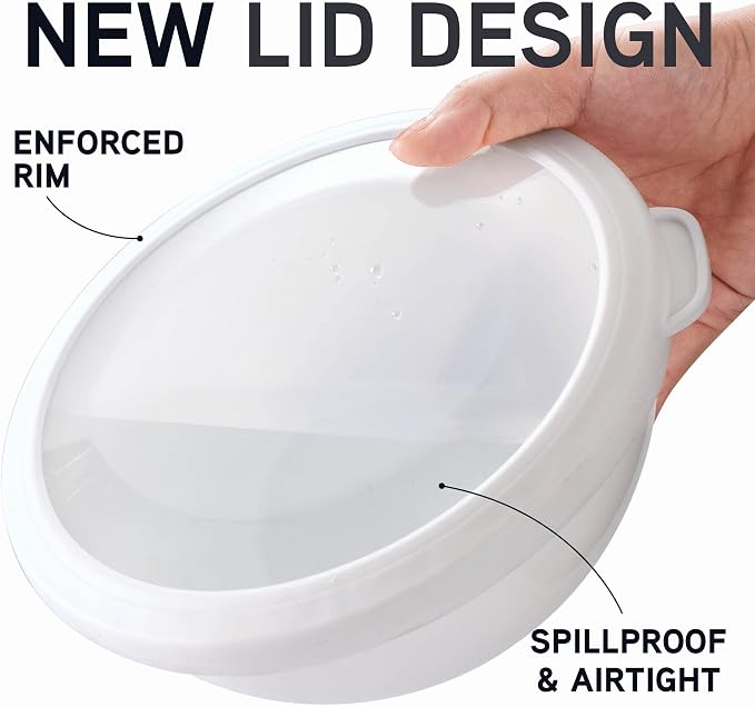 COOK WITH COLOR Mixing Bowls with TPR Lids - Image 2