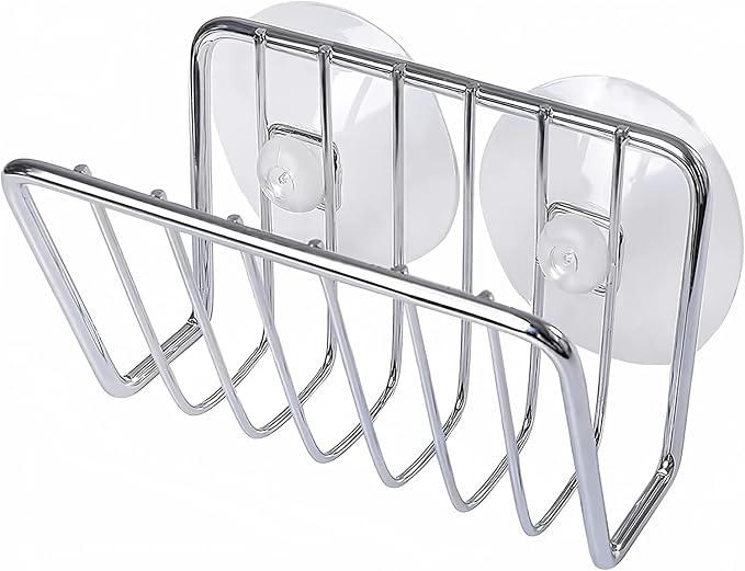 Toplife Sponge Holder for Kitchen Sink, Stainless Steel Suction Cup Sponge Caddy by Toplife