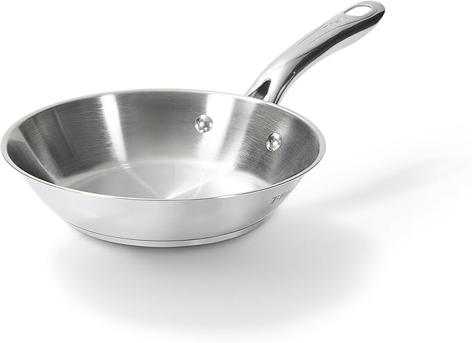 T-Fal Gourmet Stainless Steel Fry Pan 8.5 Inch Induction Compatible Skillet Pan by T-falbrand