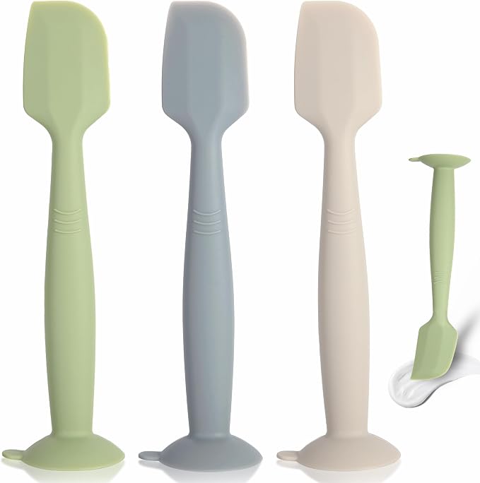Baby Diaper Cream Spatula 3 Pack Diaper Spatulas Soft Silicone Diaper Cream by MAIKKB
