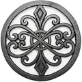 Sungmor Heavy Duty Cast Iron Trivet – 8 Inch Round Metal Hot Pot