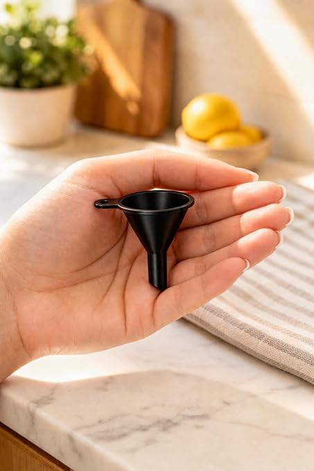 Premium Mini Funnel Small Plastic Funnel 5-Pack - Image 3