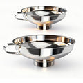 2-Pack Canning Funnels, Wide Mouth & Regular Mouth Kitchen Funnels by YUNFOOK