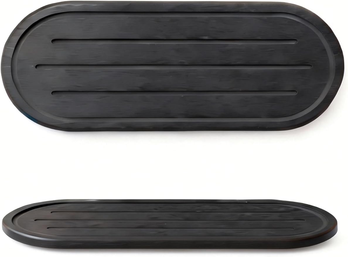 Razborci 2PCS Water Absorbing Stone Drying Tray Mat - Image 7