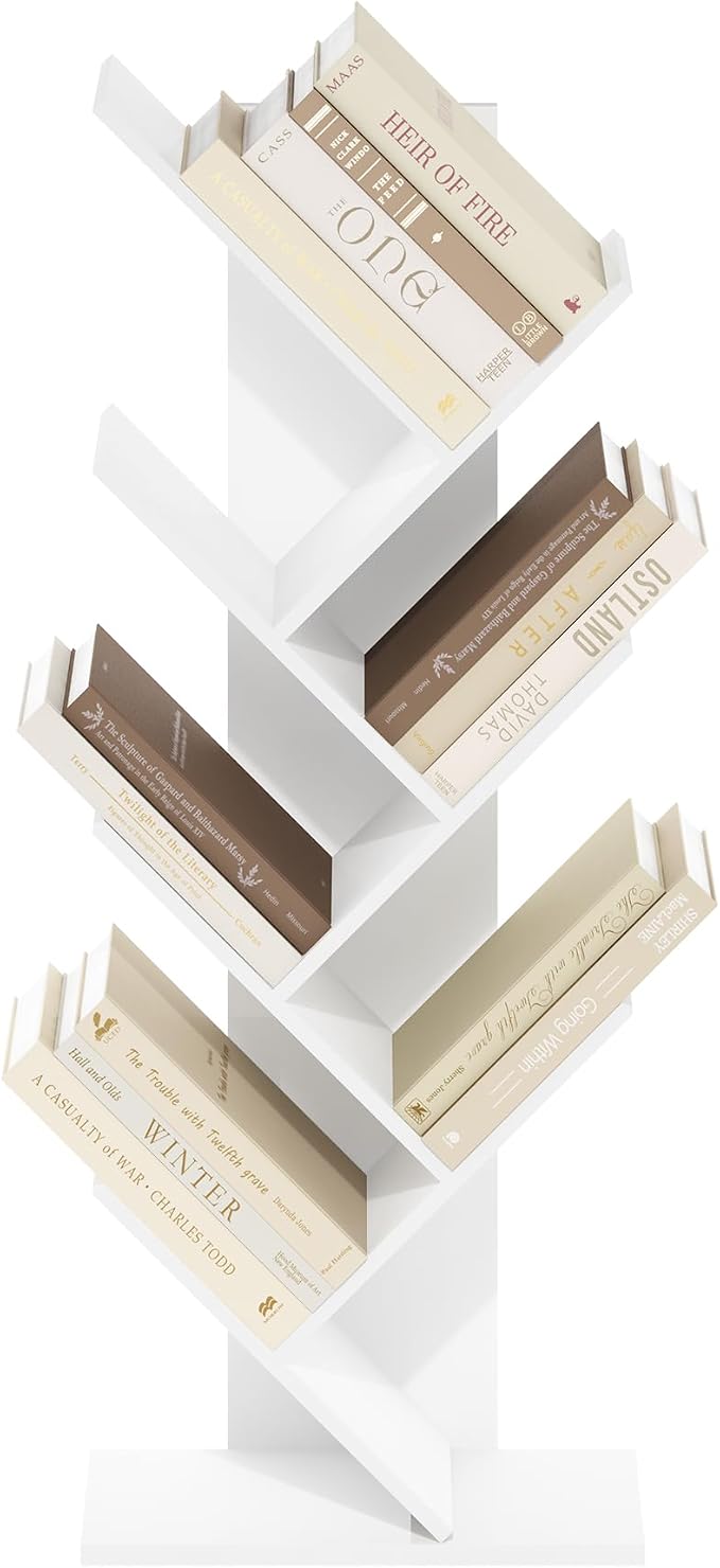 Furinno Tree Book Shelf, 7-Tier Bookshelf - Image 6