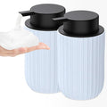 Ceramic Foaming Soap Dispenser, 12 oz Bathroom Foam Hand Soap Dispenser by Dlirho