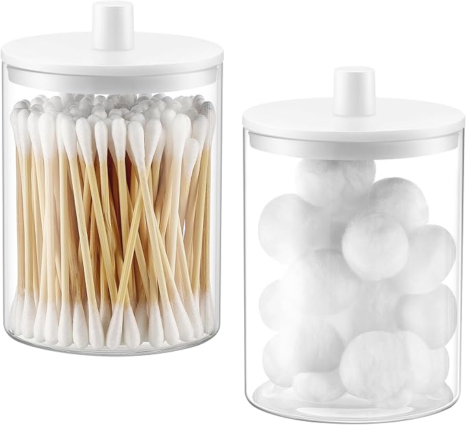 TIPGO Glass Qtip Holder Dispenser by TIPGO