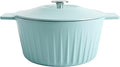 Martha Stewart Eastholm 5 QT Enameled Cast Iron Dutch Oven, Martha Blue by MarthaStewart