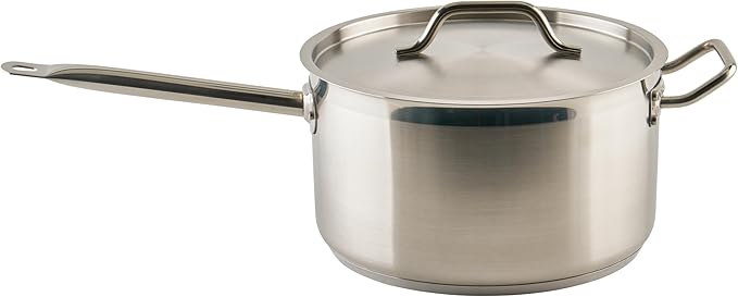 Winco Heavy-Duty Stainless Steel Sauce Pan by Winco