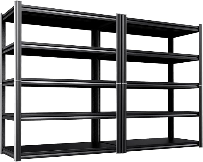 2 Pack 5-Tier Garage Shelving by Unknown