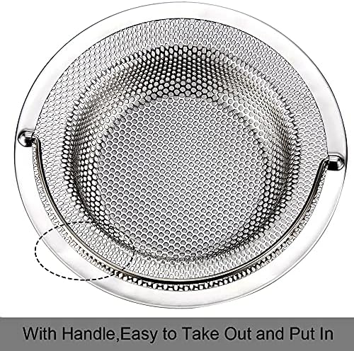 Kitchen Sink Strainer, 2-Pack, 4.5 Inch