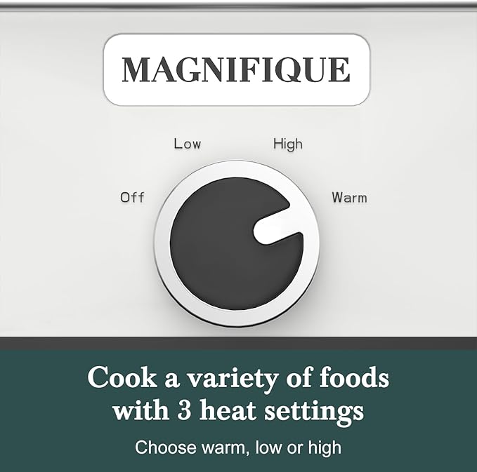 MAGNIFIQUE 4 Quart Casserole Slow Cooker - Image 4