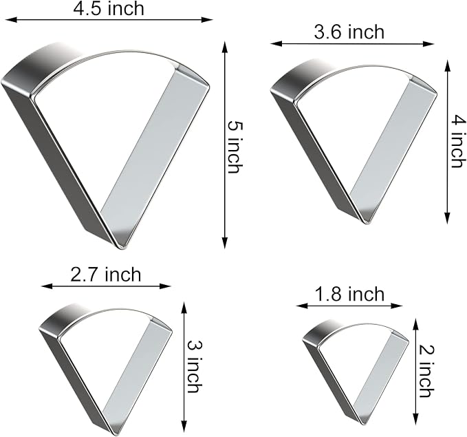 Pizza Slice Cookie Cutter Set Large - Image 2
