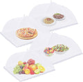 4 Pack Mesh Food Covers 17 inch, Large and Tall Food Covers, Pop-Up Mesh Food by Rindion