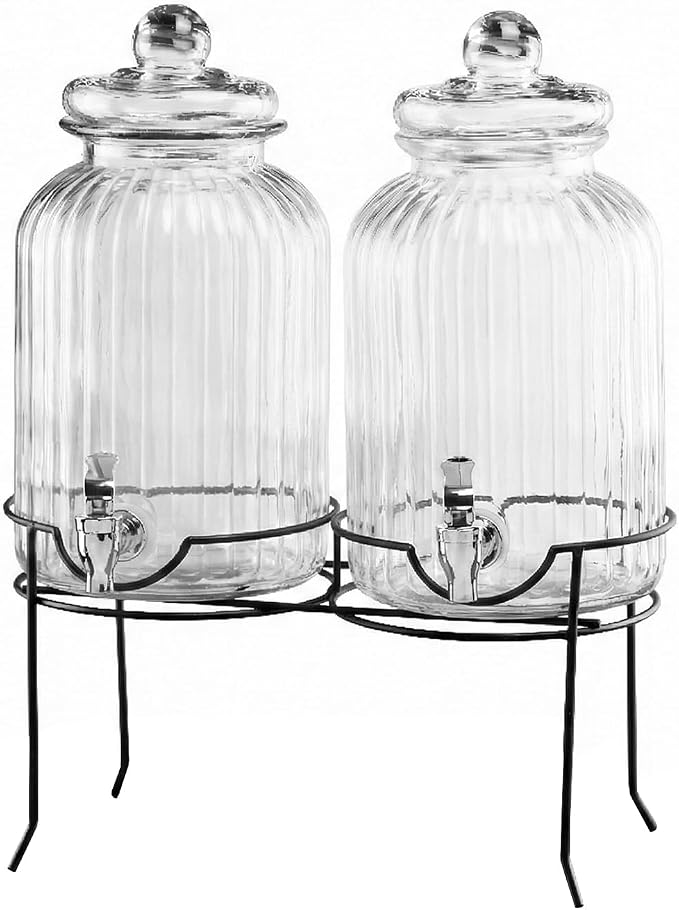 Style Setter Canyon Glass Beverage Dispenser - Image 2