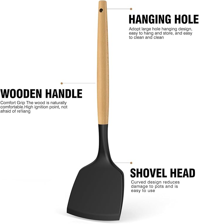Silicone Cooking Utensils Set Utensil Sets - Image 7