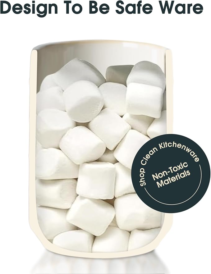 Utensil Holder, 7.5"+5.3" Ceramic Kitchen Utensil Holder - Image 5