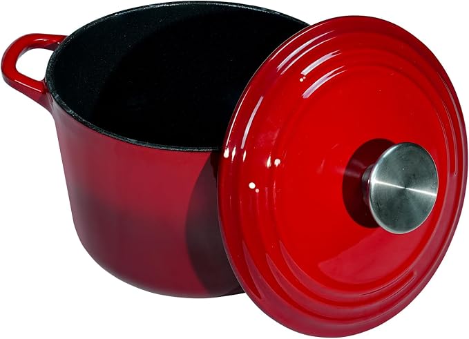 Flavehc Dutch Oven Pot with Lid 1.8 qt Cast Iron Dutch Oven - Image 5