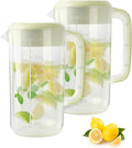 0.6 Gallon 2.5 Litre Clear Plastic Pitcher by BPFY