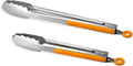 Premium 304 Stainless Steel Tongs Set – 12" Grill Tongs & 9" Cooking Tongs by ALLWIN-HOUSEWARE