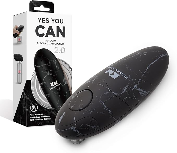 Kitchen Mama Auto 2.0 Electric Can Opener: Blade Opens Almost Any Can Pop or by KitchenMama