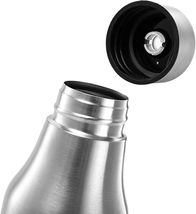 Foraineam 2 Pieces Olive Oil Dispenser Bottle 30 oz Stainless Steel Leakproof - Image 3