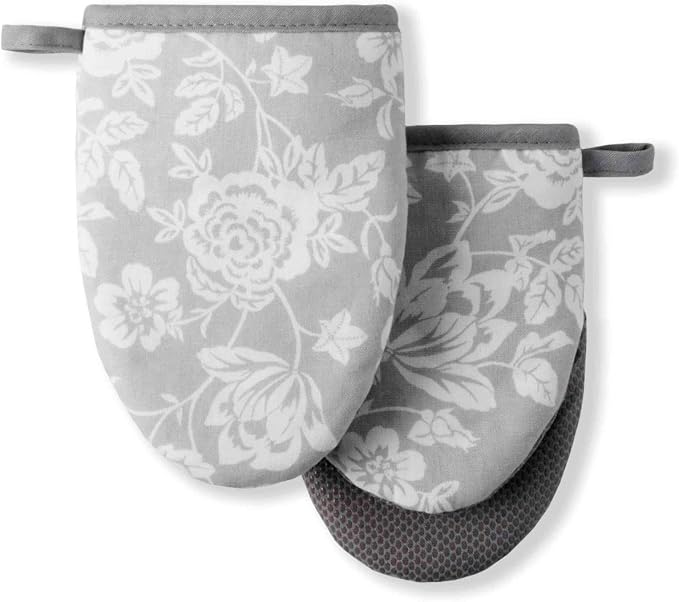 Martha Stewart Floral Vine Mini Oven Mitt 2-Pack Set by MarthaStewart